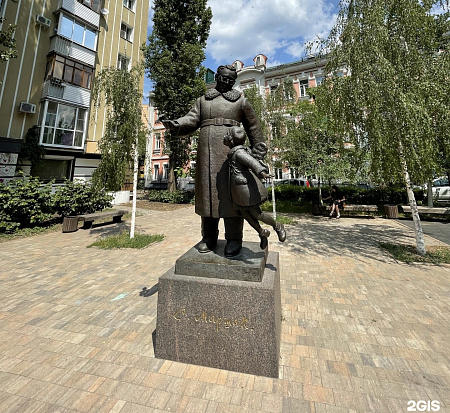 Памятник С.Я. Маршаку. Пешеходная экскурсия по Воронежу